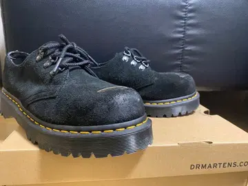 1461 ST 블랙 헤어리 스웨이드