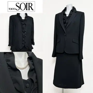 당일 발송 가능! 도쿄 소와르 3종 세트 고급 상복 예복 프릴 칼라