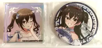 2점 세트 스나즈카 아키라 오로라 아크릴 큐브 공식 캔뱃지 데레마스