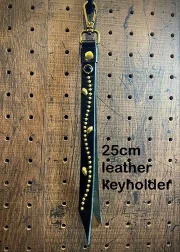 가죽 스터드 키링 블랙 htc CALEE schott 등 좋아하는 분