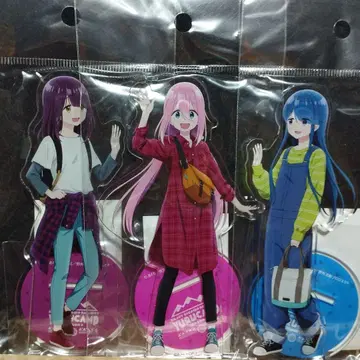 오이가와 철도 유루캠 아크릴 스탠드 3체 세트