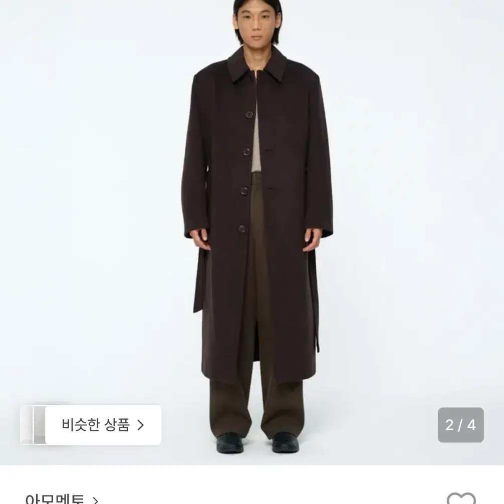 AMOMENTO | 아모멘토 Amomento WOOL RAGLAN COAT [L] on Bunjang