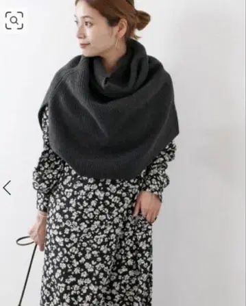 저널 스탠다드 워셔블 울 넥워머 다크 그레이