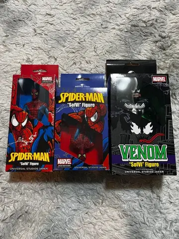 UFJ 스파이더맨 소프트 비닐 피규어 3체 세트