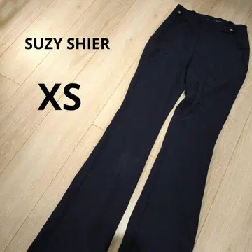 SUZY SHIER 네이비 플레어 팬츠 XS/TP
