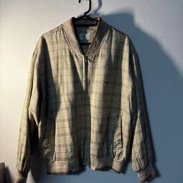 Lacoste 체크 아우터