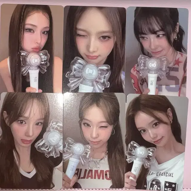 (일괄) 이즈나 응원봉 포카 세트 판매