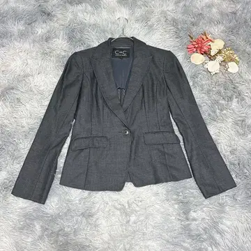 C DE C 쿠 드 샹스 ( M ) 긴팔 테일러드 자켓 울 실크 혼방