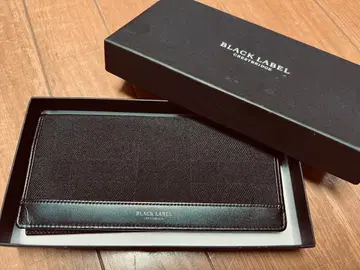 BLACK LABEL 장지갑 블랙