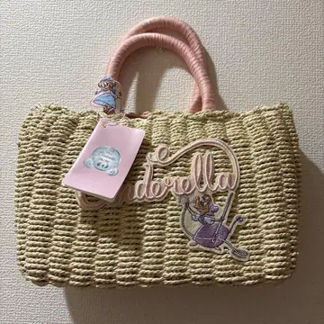 신데렐라 자수 바스켓백