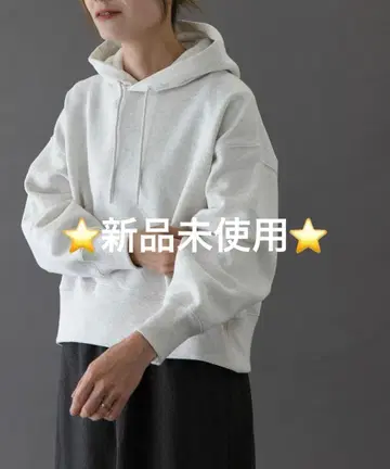 FORK&SPOON 리사이클 쭈리 크롭 후디 OATMEAL