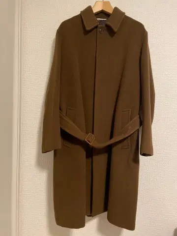 AURALEE 멜톤 비버 코트