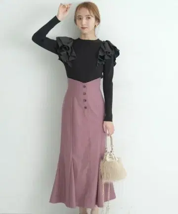 리랜드트루 NEW 하이웨스트 머메이드 스커트