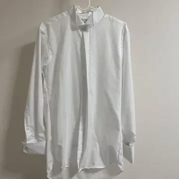 드레스 셔츠 면 100% 커프스 단추 포함