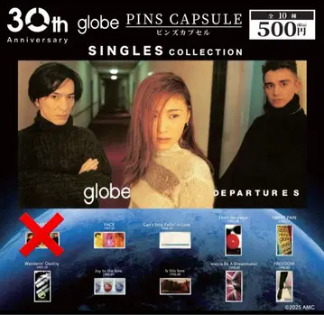 9종 세트 globe 핀즈 캡슐 SINGLES COLLECTION