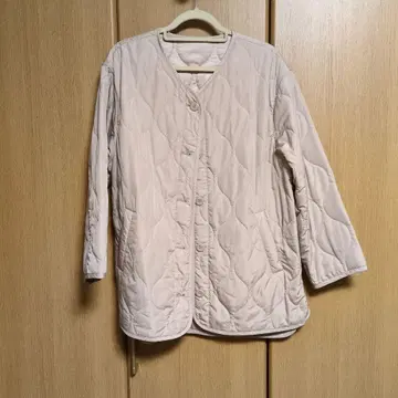 GLOBAL WORK 퀼팅 자켓 베이지