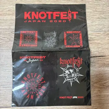 [ 미사용 새상품 ] KNOTFEST JAPAN 2020 스티커 세트