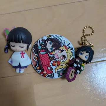 렌고쿠 쿄쥬로 카마도 네즈코 피규어 키링 세트