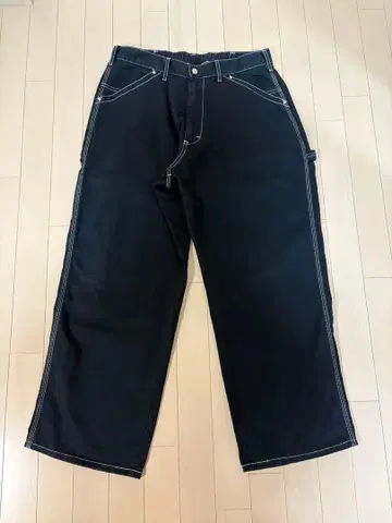 lee 페인터 팬츠 화이트 스티치 sk8 jnco 스타일