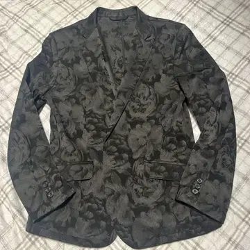 미사용 새상품 로즈 새틴 자카드 자켓 sizeXXL