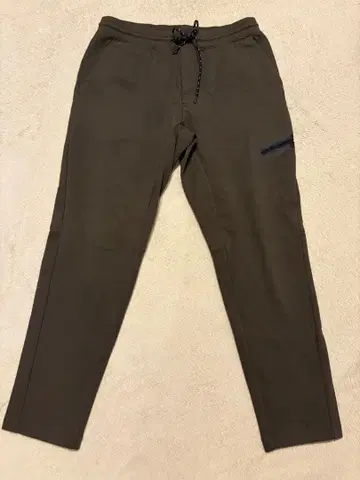 PLST 별 다크 브라운 카키 조거 팬츠 m