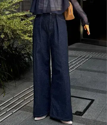 카스타네 슈퍼 와이드 네프 데님