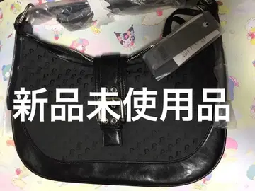 (미사용 새상품) JEANASIS 자카드 모노그램 원숄더 블랙