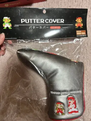 새상품 슈퍼 마리오 퍼터용 골프헤드커버