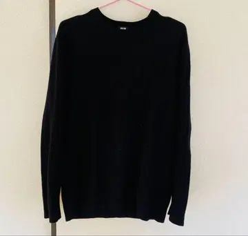 유니클로 XL 네이비 캐시미어 100% 스웨터