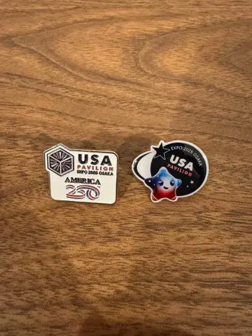 박람회 미국 USA 핀 배지 세트 스파크