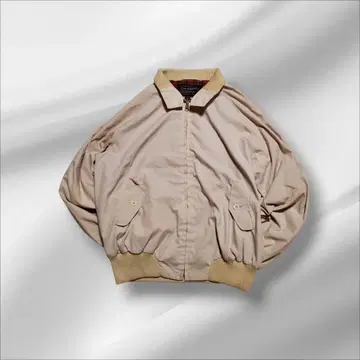 스윙탑 해링턴 XL 안감 체크 베이지 80s 90s