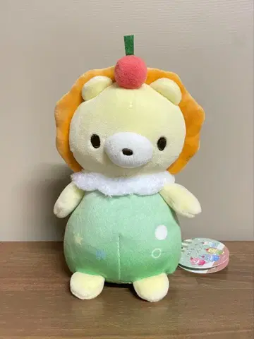 [택 포함] 무섭지 않아 소다 기분 사자 인형