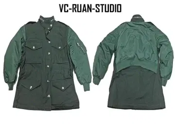 밀리터리 재킷 새상품 무료배송 VC RUAN STUDIO 지퍼 플라이트