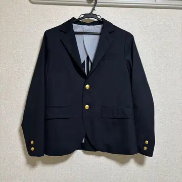 BEAMS BOY 네이비 싱글 자켓 네이비 블레이저