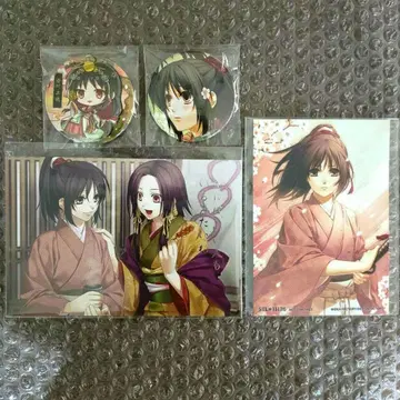 하쿠오키 유키무라 치즈루 캔뱃지 브로마이드 엽서