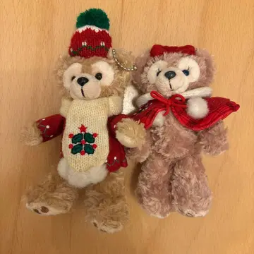 크리스마스 더피 & 셰리메이 키링 2체 세트