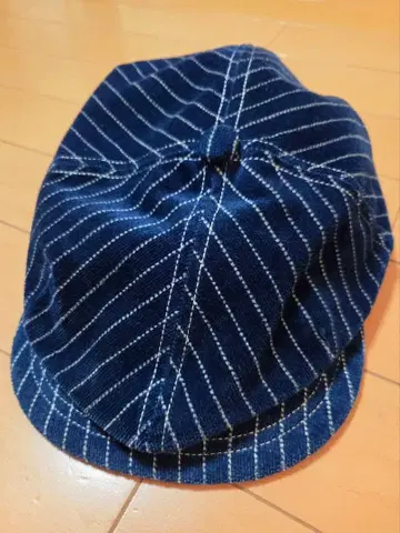 프리휠러스 Freewheelers 헌팅 캡 인디고 스트라이프