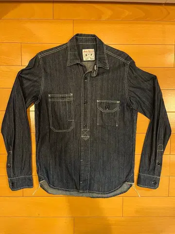 Studio D'Artisan 데님 긴팔 셔츠