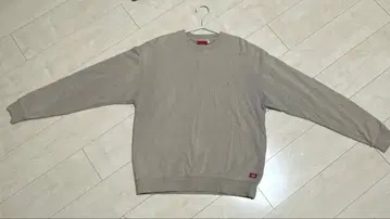 베이지 크루넥 트레이닝복