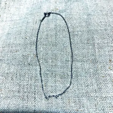 K10 화이트 골드 팔찌