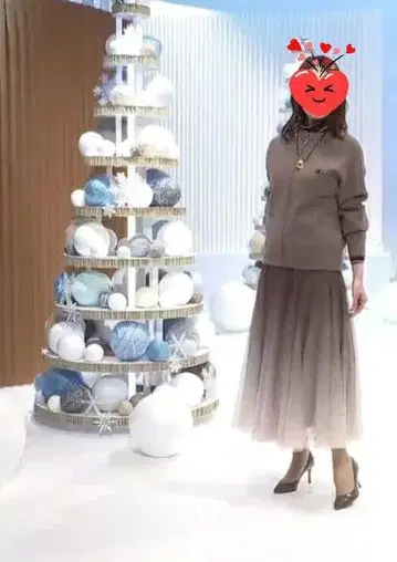 [ 기간 한정! ] 안코키누 그라데이션 튤 볼륨 스커트 L