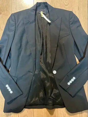 블랙 테일러드 자켓