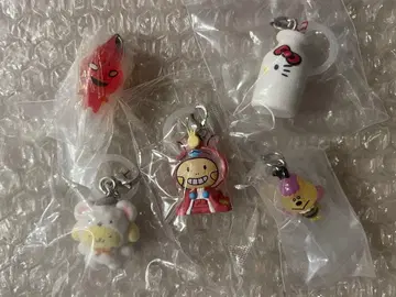 가챠 메지루시 액세서리 묶음 판매 미니 모니 키티 포근포근 스노우