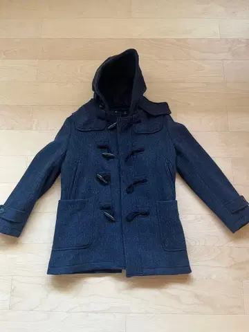 유니클로 더플 코트 차콜 그레이 그레이 아우터