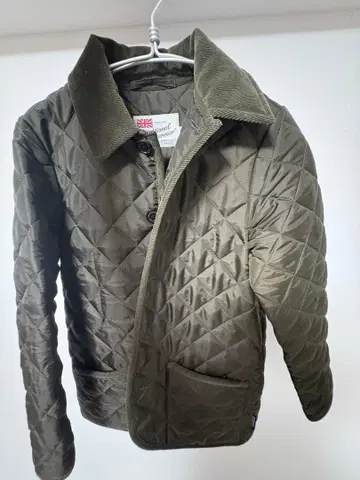 트래디셔널 웨더웨어 퀼팅 자켓 36 옷깃 코듀로이