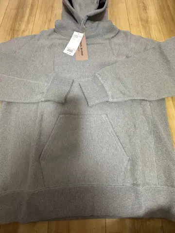 BEAMS LIGHTS 그레이 후드 부착 맨투맨 L 사이즈