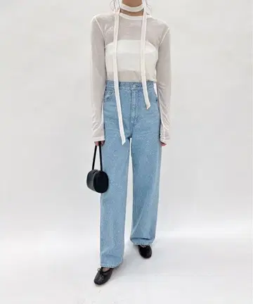 EDIT.FOR LULU 도트 하이웨스트 데님