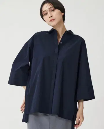 네이비 셔츠 M 사이즈