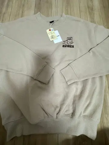 AVIREX 베이지 맨투맨 F 사이즈