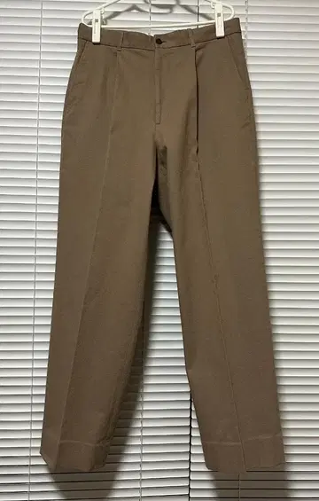 스티븐 아란 원 플리츠 슬랙스 L 사이즈 팬츠 애로우즈